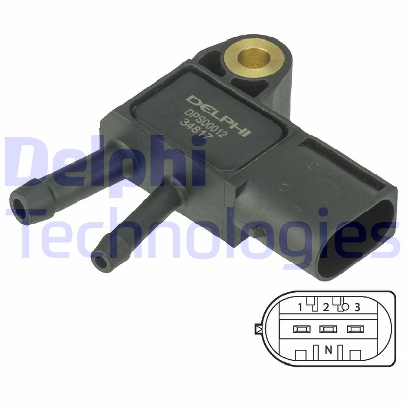 Delphi Diesel Uitlaatgasdruk sensor DPS00012
