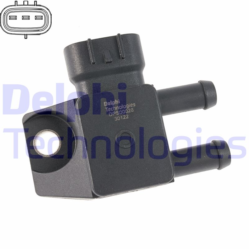 Delphi Diesel Uitlaatgasdruk sensor DPS00028-12B1