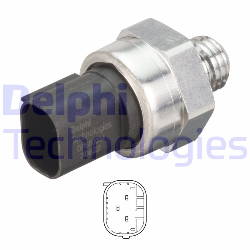 Delphi Diesel Uitlaatgasdruk sensor DPS00034-12B1