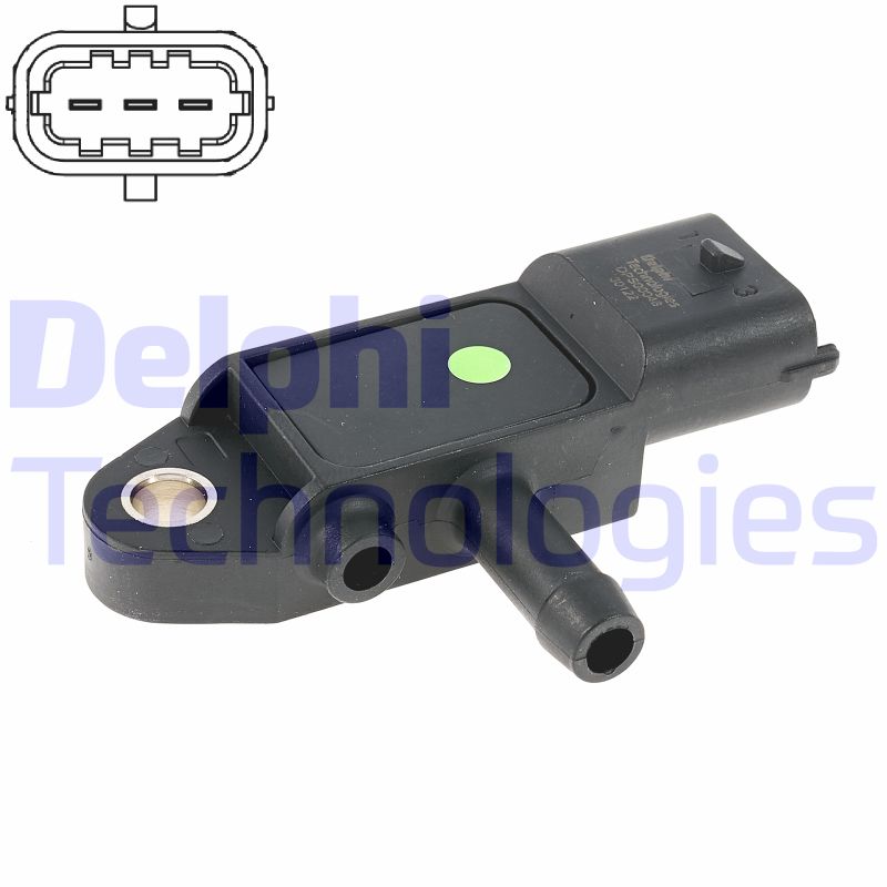 Delphi Diesel Uitlaatgasdruk sensor DPS00048-12B1