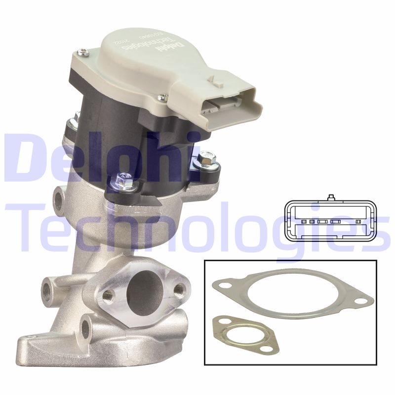 Delphi Diesel EGR-klep EG10640-12B1