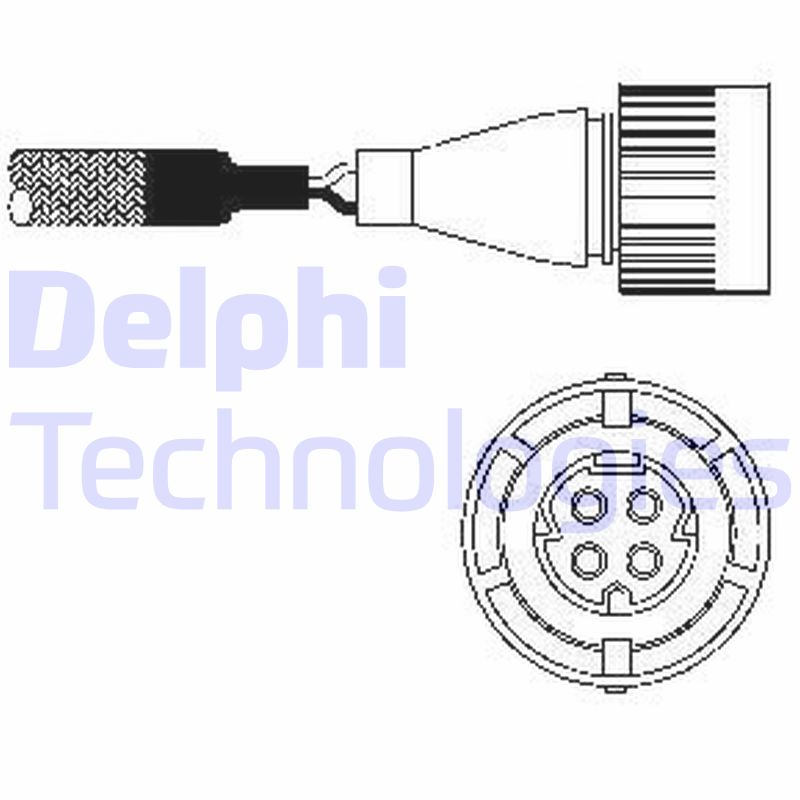 Delphi Diesel Lambda-sonde ES10254-12B1