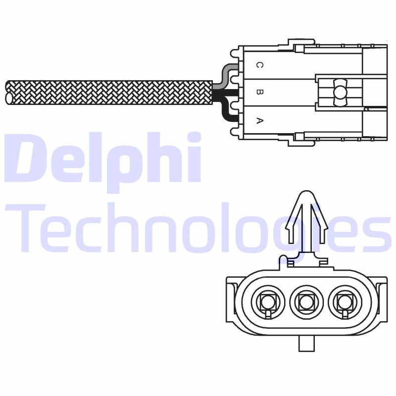 Delphi Diesel Lambda-sonde ES10970-12B1