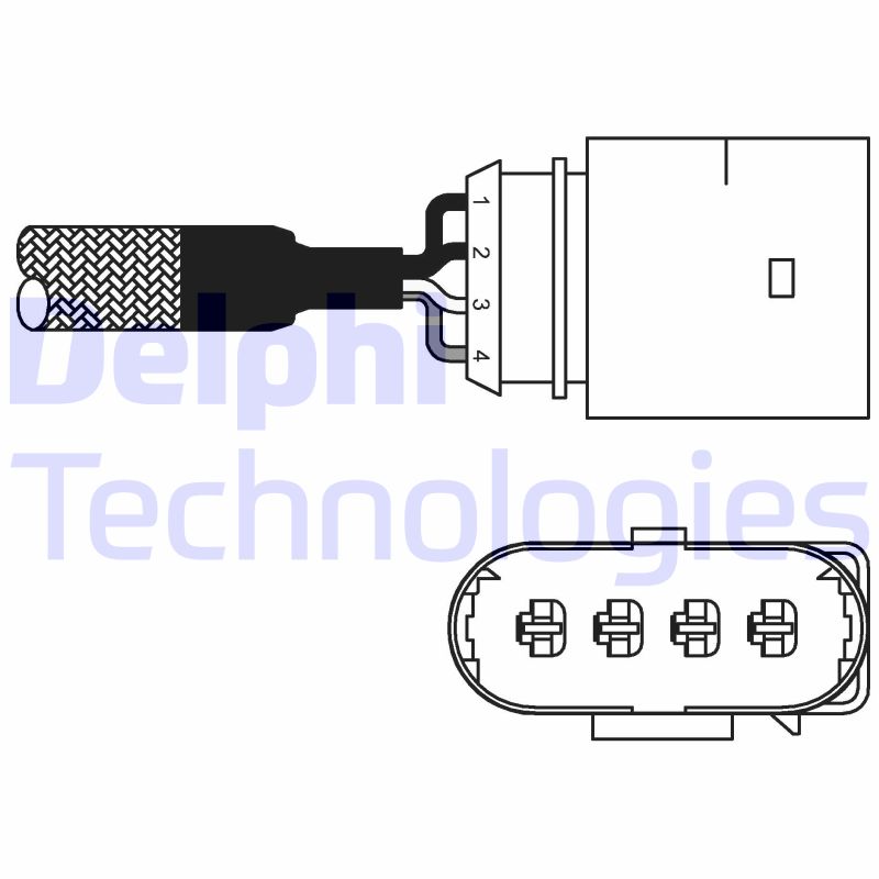 Delphi Diesel Lambda-sonde ES10978-12B1