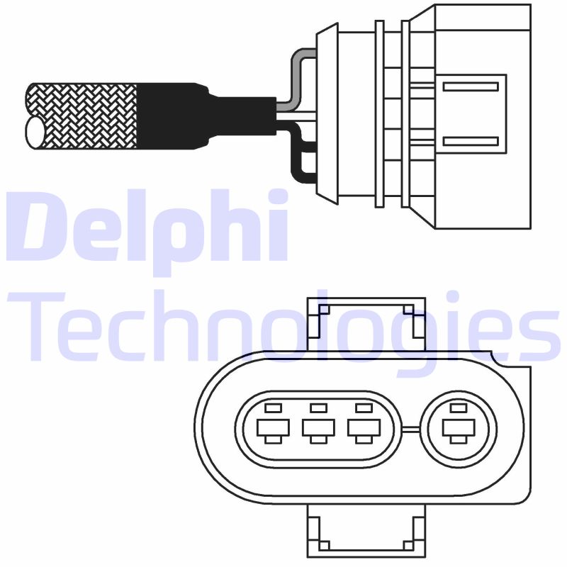 Delphi Diesel Lambda-sonde ES10980-12B1