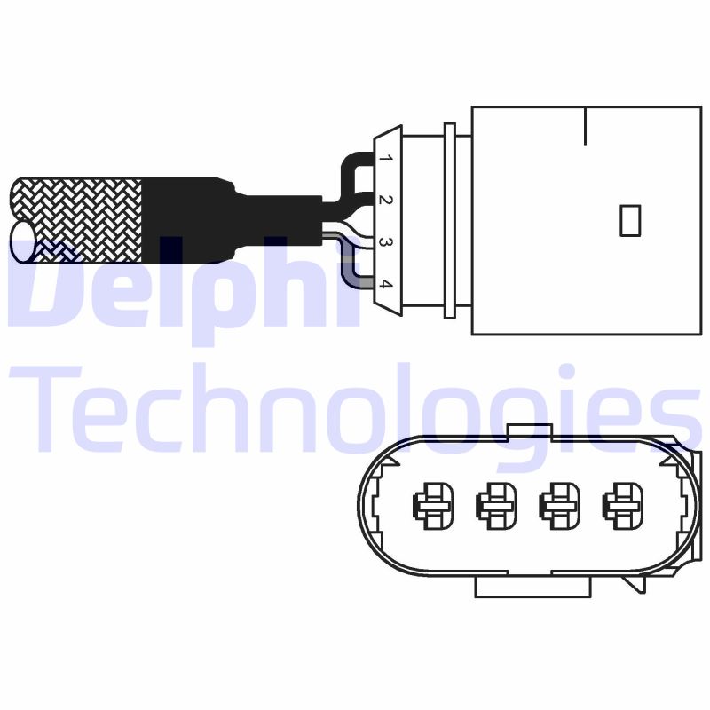 Delphi Diesel Lambda-sonde ES10981-12B1