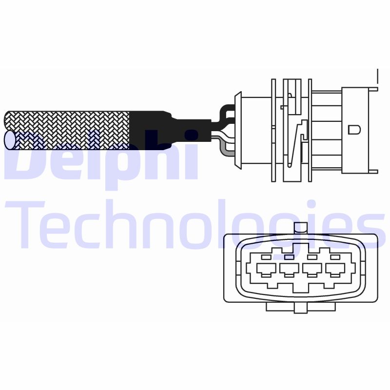 Delphi Diesel Lambda-sonde ES10982-12B1