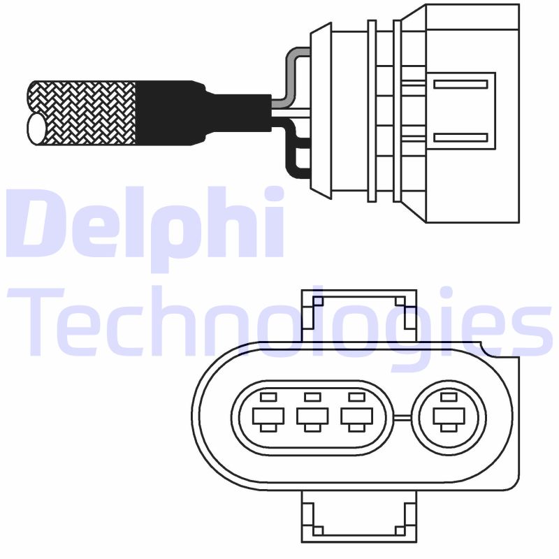 Delphi Diesel Lambda-sonde ES10987-12B1