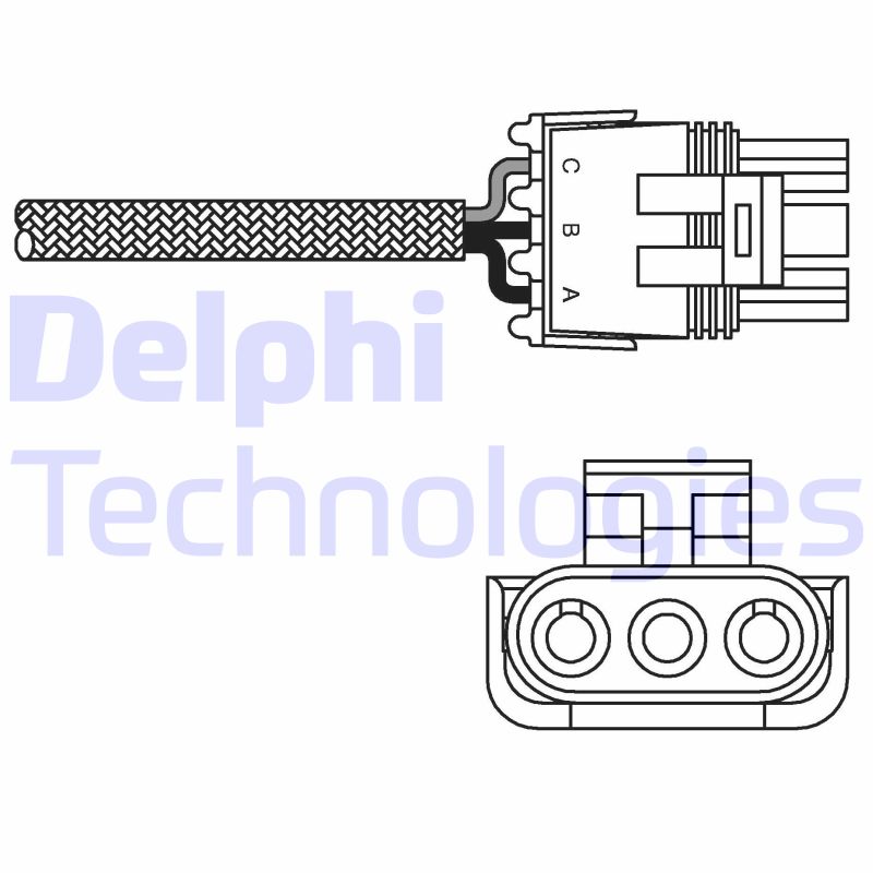 Delphi Diesel Lambda-sonde ES10990-12B1