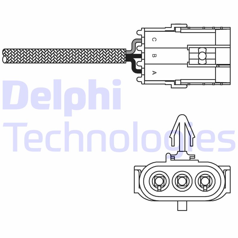 Delphi Diesel Lambda-sonde ES10992-12B1