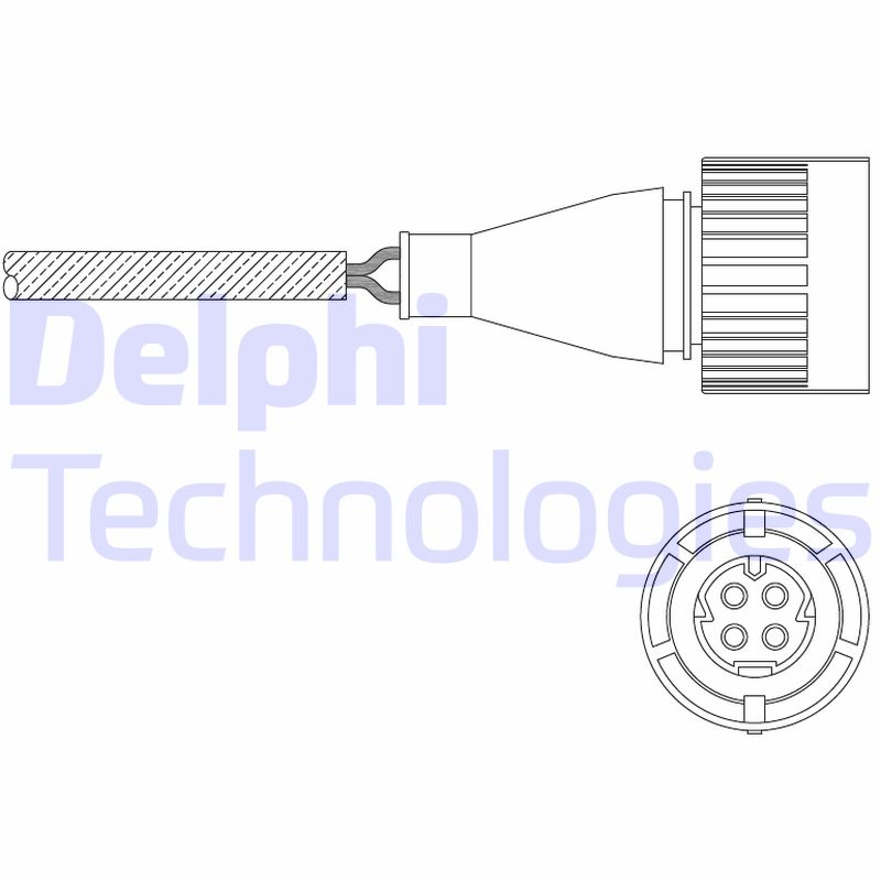 Delphi Diesel Lambda-sonde ES11048-12B1