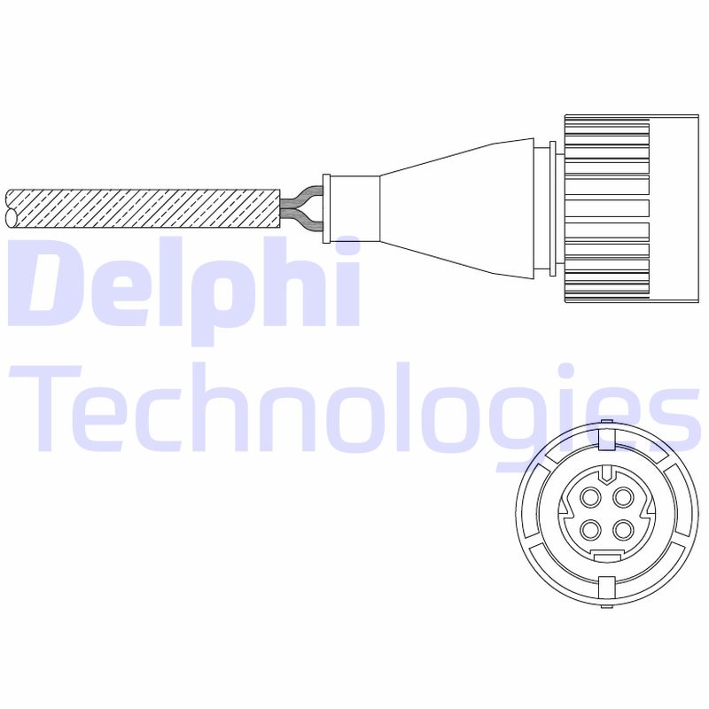 Delphi Diesel Lambda-sonde ES11057-12B1