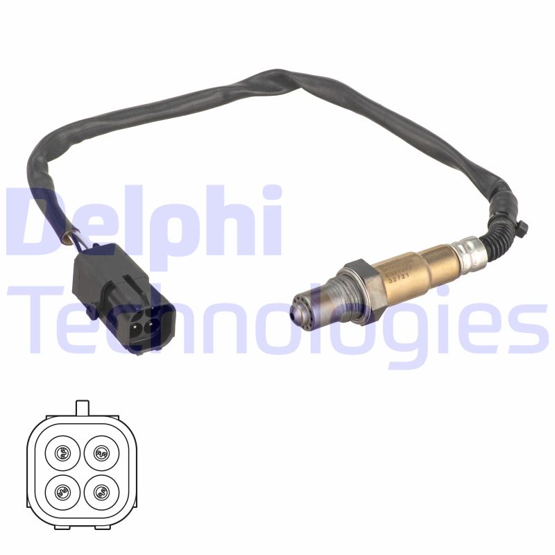 Delphi Diesel Lambda-sonde ES21072-12B1