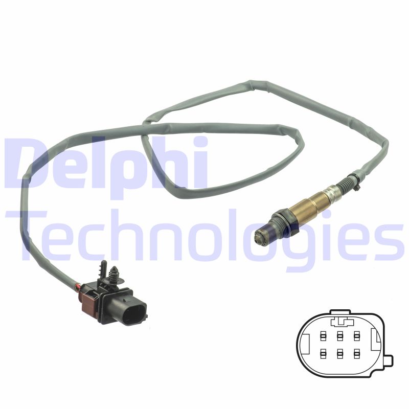 Delphi Diesel Lambda-sonde ES21101-12B1