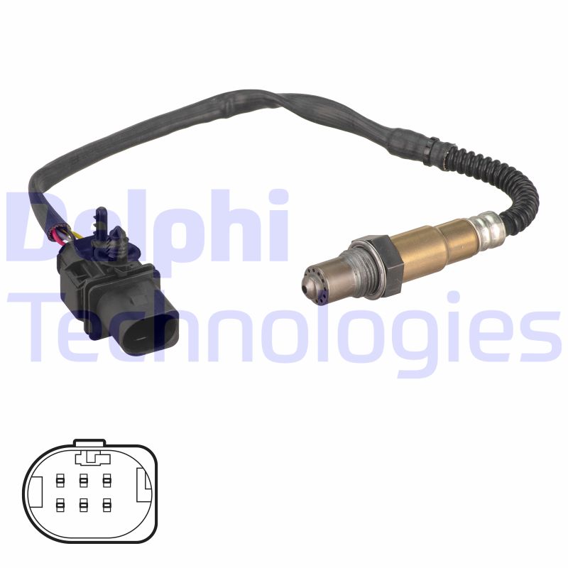 Delphi Diesel Lambda-sonde ES21115-12B1