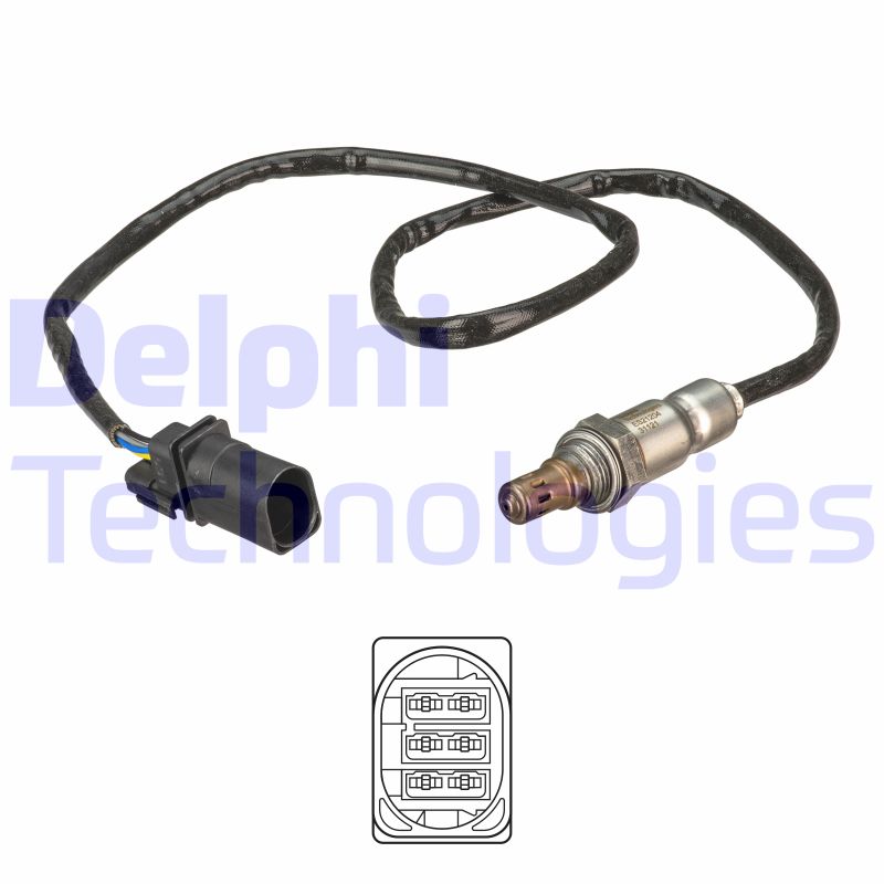 Delphi Diesel Lambda-sonde ES21204-12B1