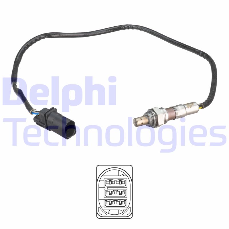 Delphi Diesel Lambda-sonde ES21219-12B1