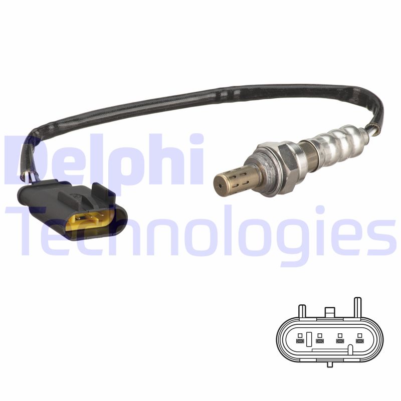 Delphi Diesel Lambda-sonde ES21240-12B1