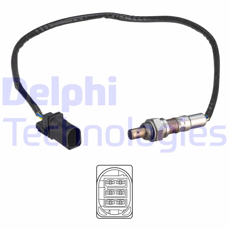 Delphi Diesel Lambda-sonde ES21291-12B1