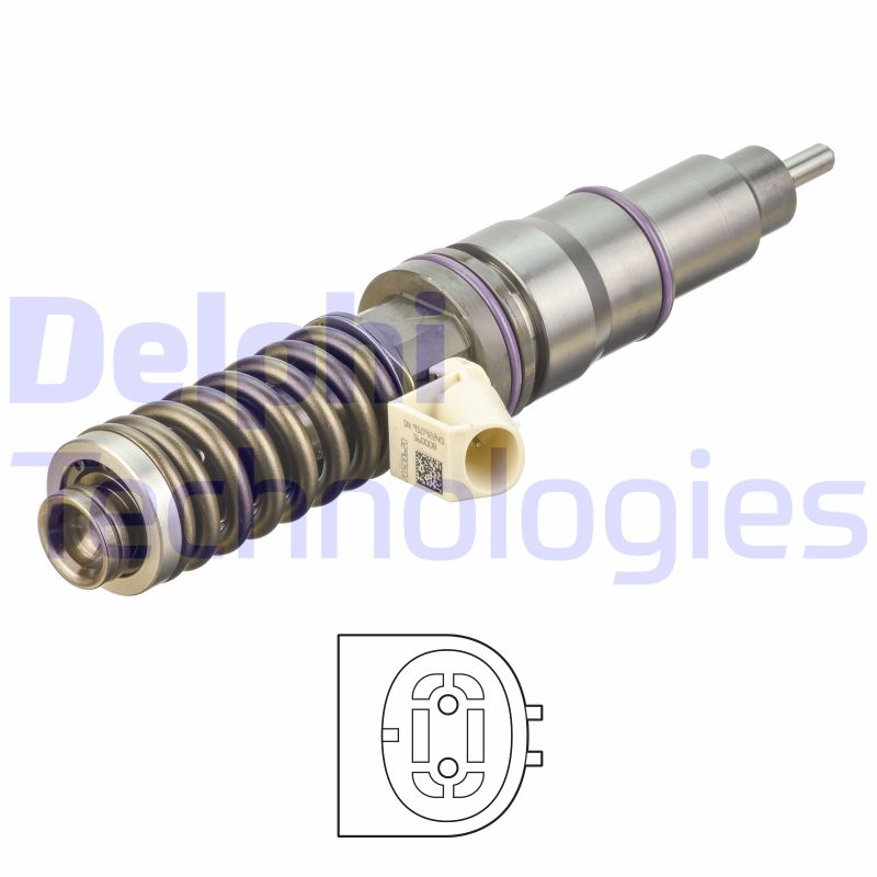 Delphi Diesel Verstuiver/Injector HRE114
