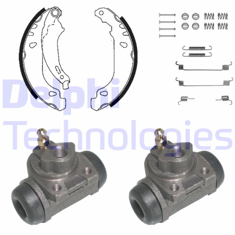 Delphi Diesel Remschoen set KP950