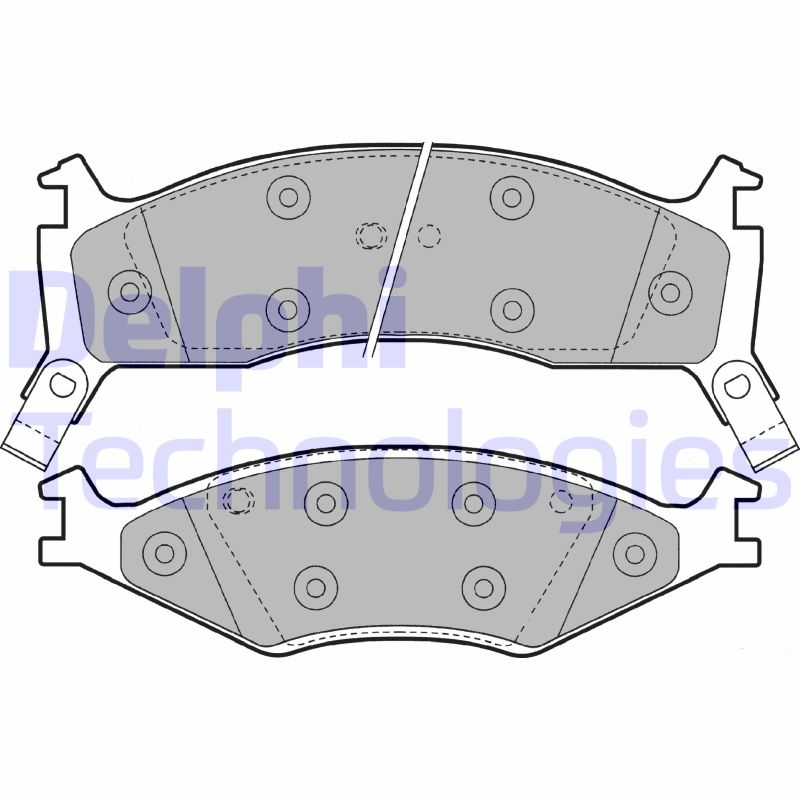 Delphi Diesel Remblokset LP1021