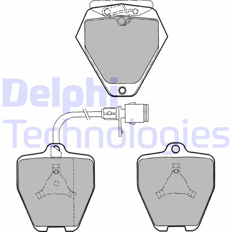 Delphi Diesel Remblokset LP1024