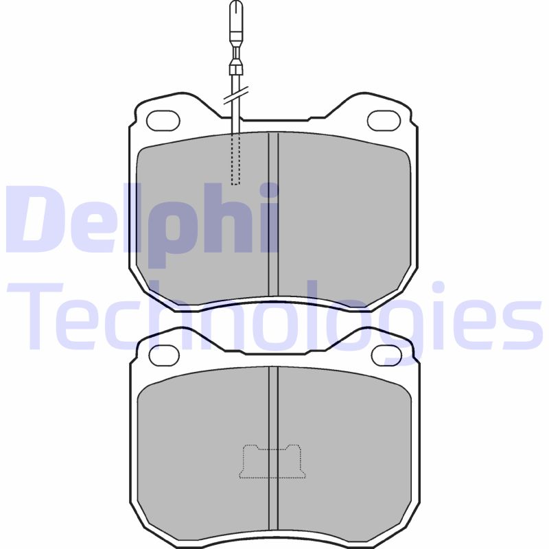 Delphi Diesel Remblokset LP108