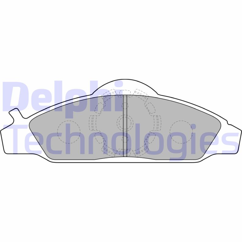 Delphi Diesel Remblokset LP1145