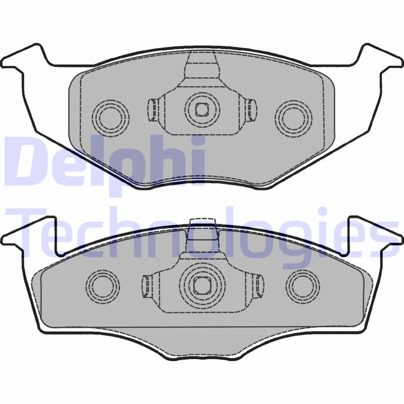 Delphi Diesel Remblokset LP1249