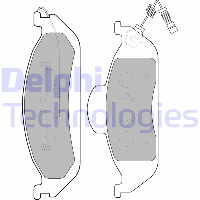 Delphi Diesel Remblokset LP1299