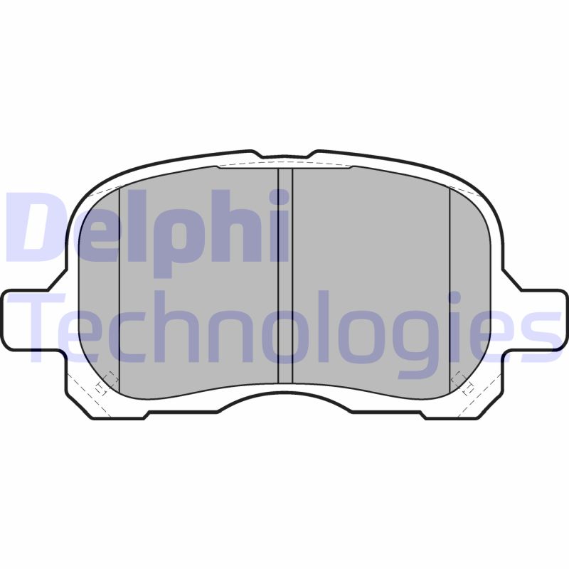 Delphi Diesel Remblokset LP1302