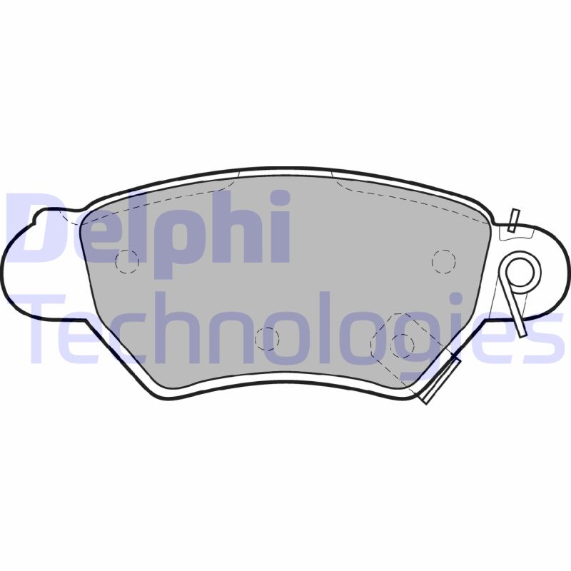 Delphi Diesel Remblokset LP1307