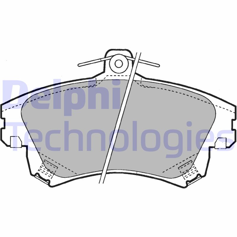 Delphi Diesel Remblokset LP1398