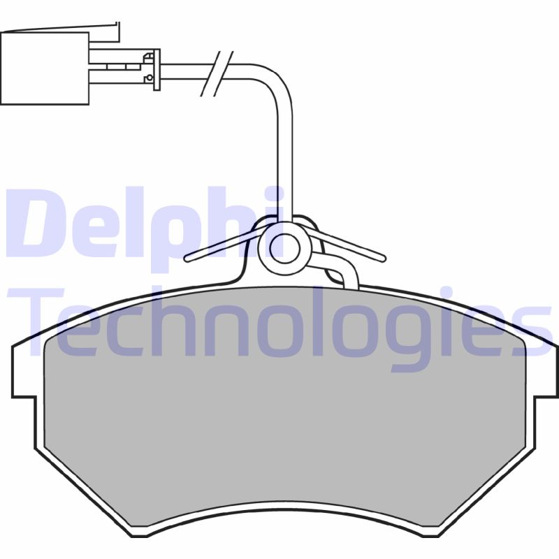 Delphi Diesel Remblokset LP1412