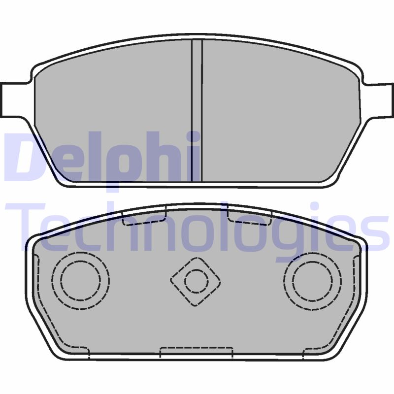 Delphi Diesel Remblokset LP1430