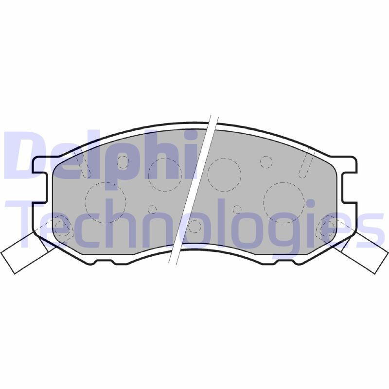 Delphi Diesel Remblokset LP1461