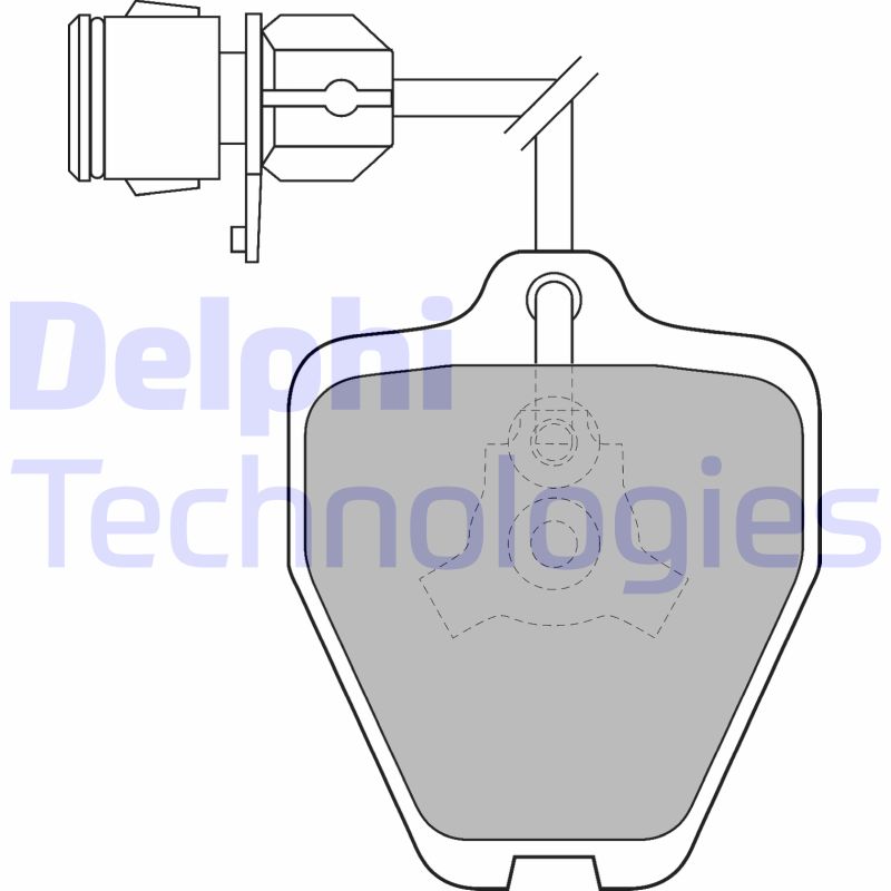 Delphi Diesel Remblokset LP1463