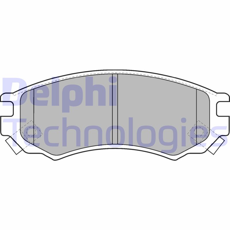 Delphi Diesel Remblokset LP1506