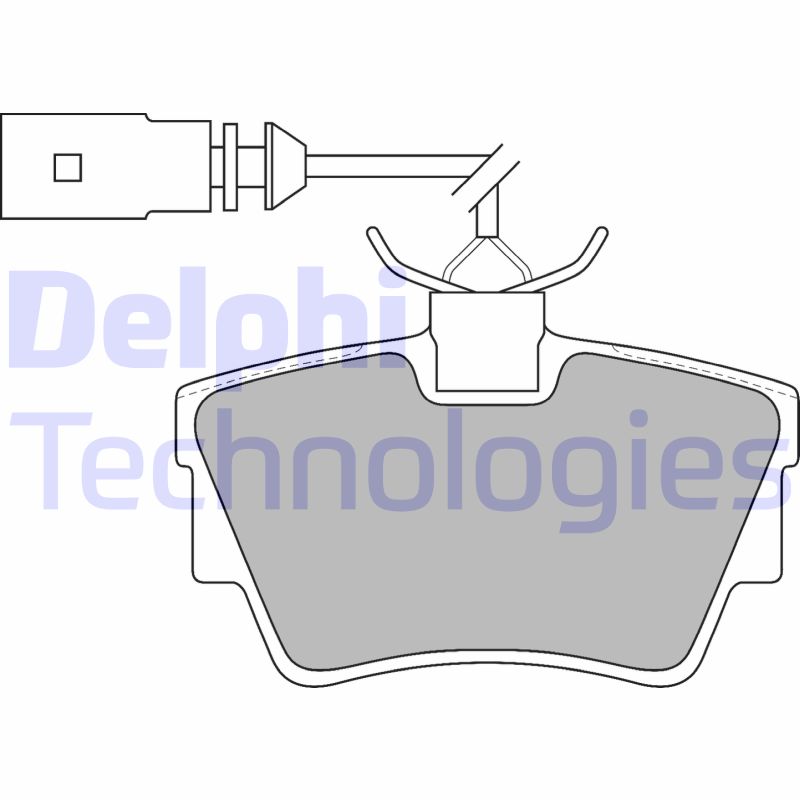 Delphi Diesel Remblokset LP1511