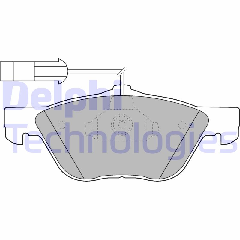 Delphi Diesel Remblokset LP1537