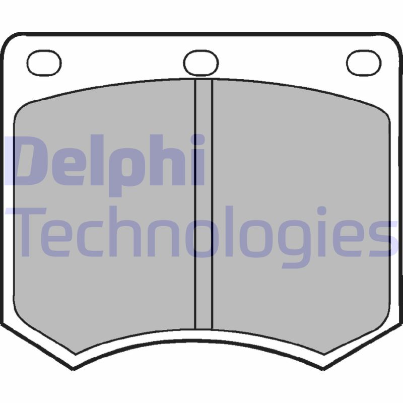 Delphi Diesel Remblokset LP154