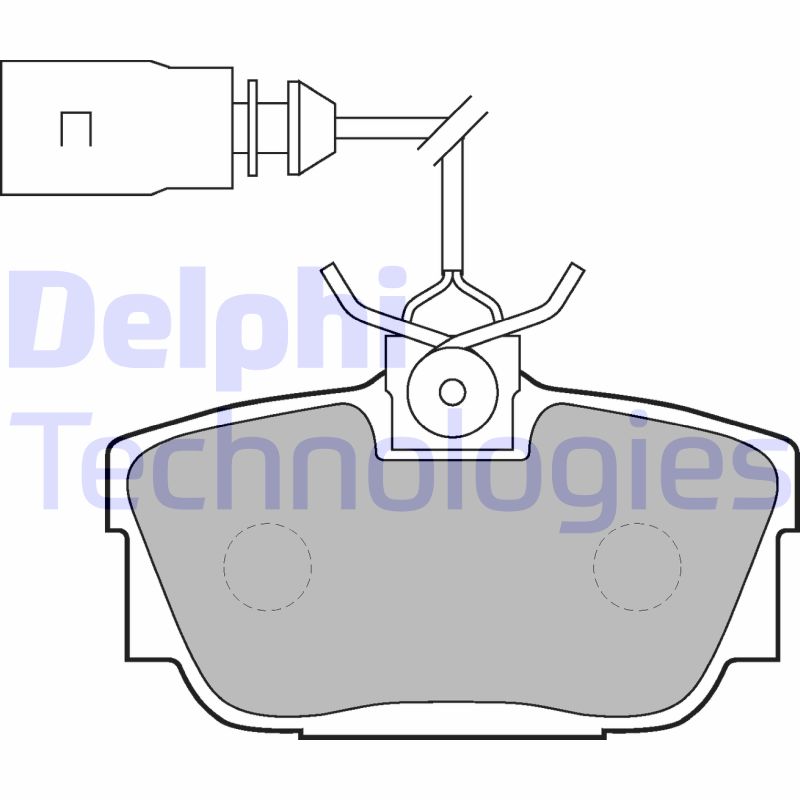 Delphi Diesel Remblokset LP1541