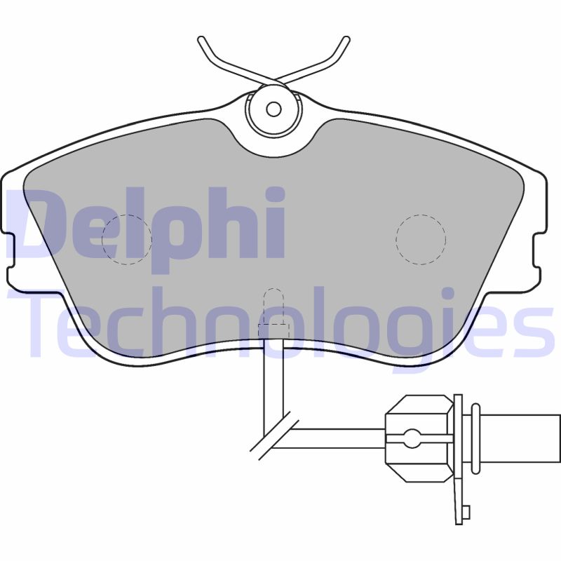 Delphi Diesel Remblokset LP1542