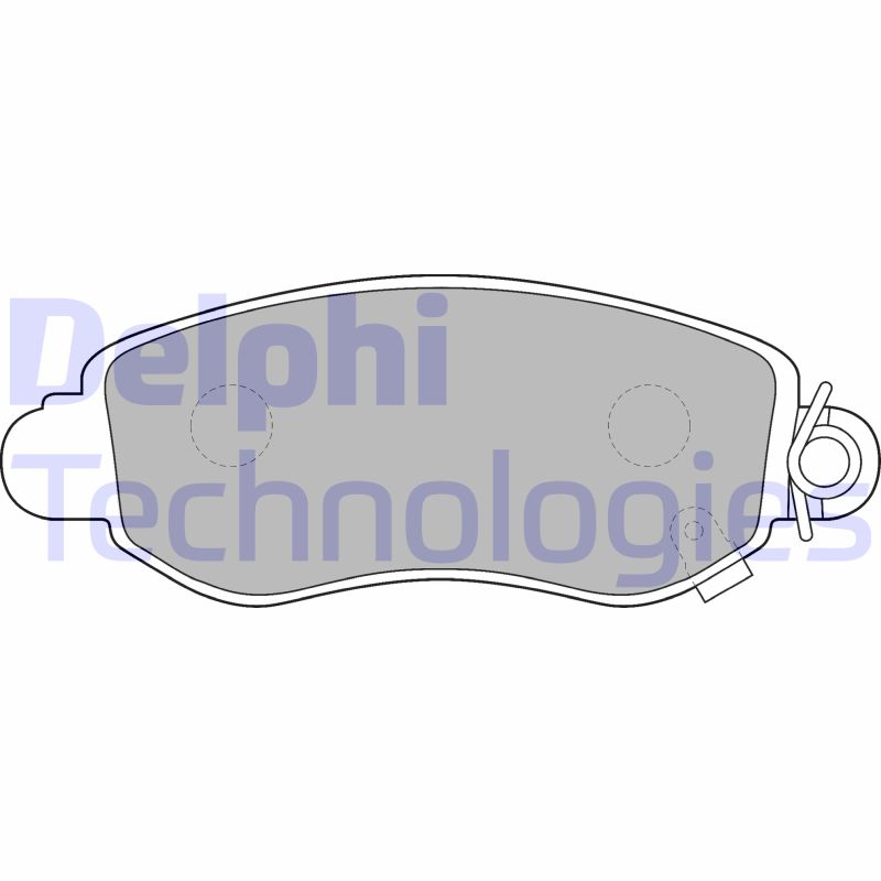 Delphi Diesel Remblokset LP1582