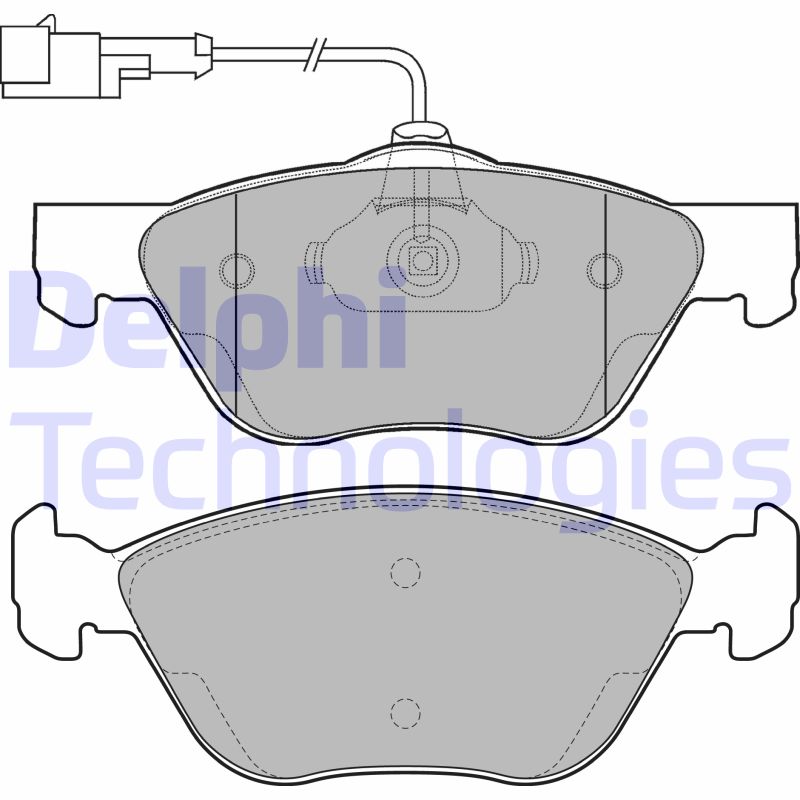 Delphi Diesel Remblokset LP1587