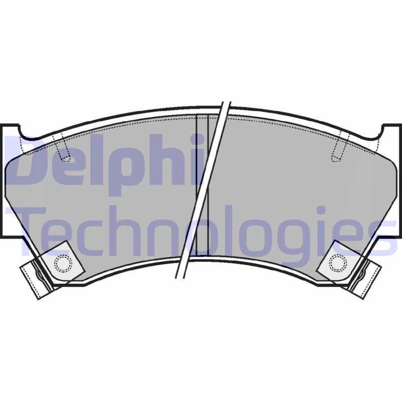 Delphi Diesel Remblokset LP1590