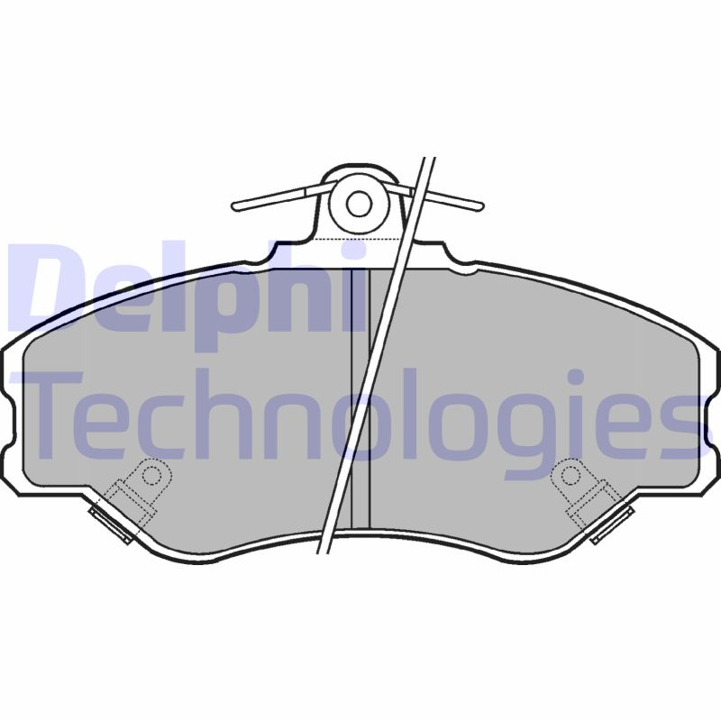 Delphi Diesel Remblokset LP1599