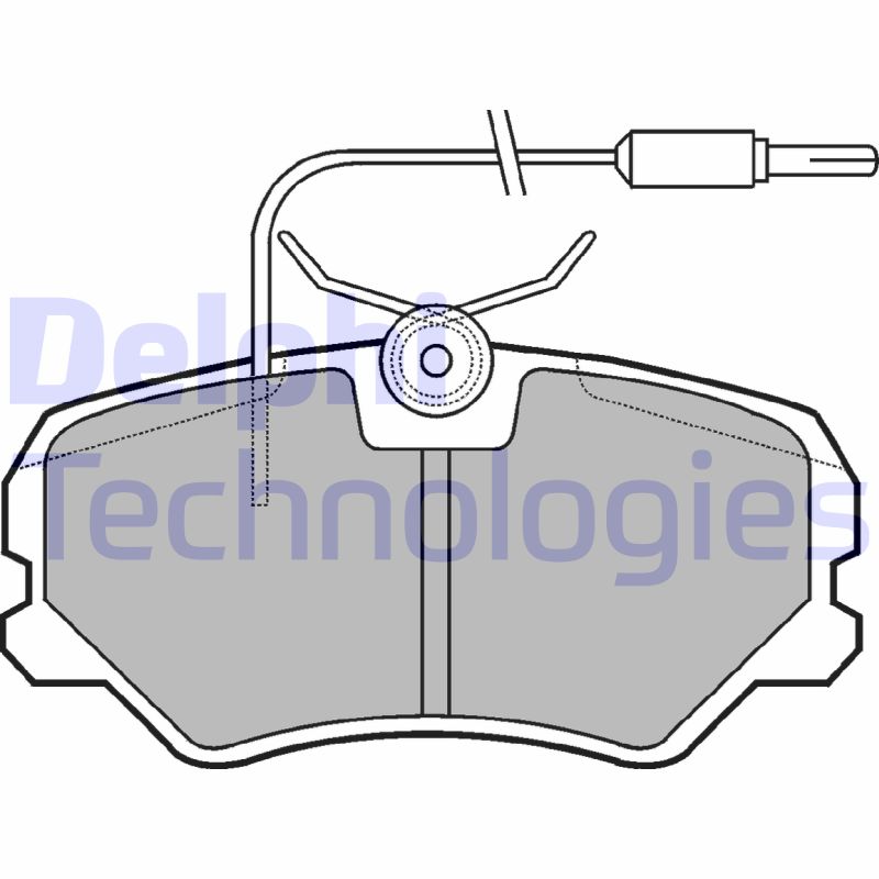 Delphi Diesel Remblokset LP1606