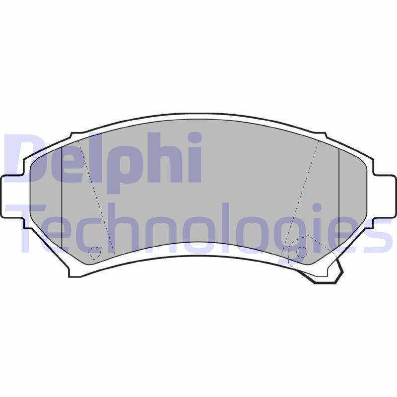Delphi Diesel Remblokset LP1609